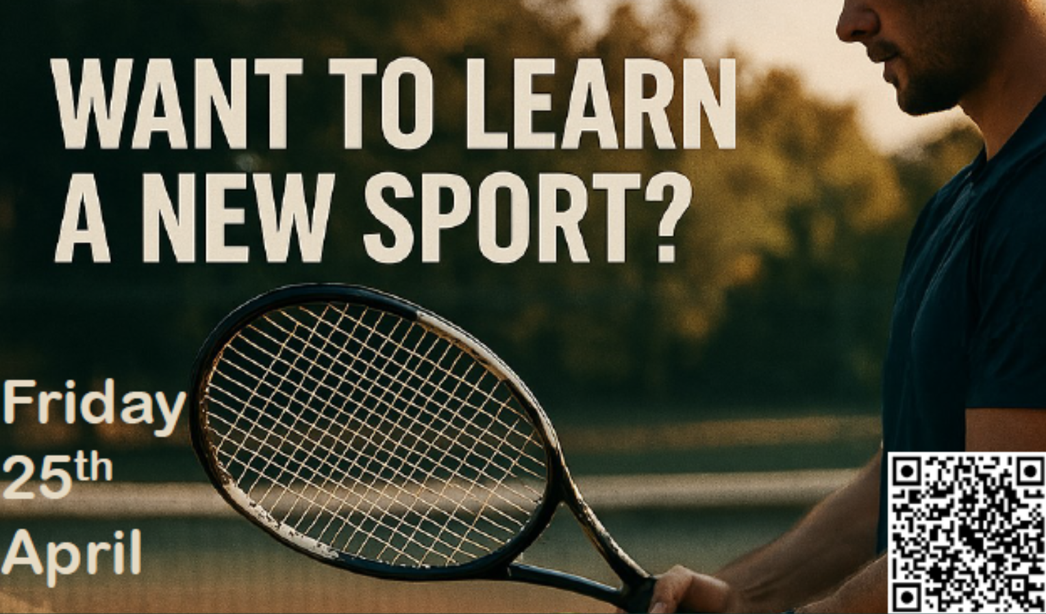Want to Learn a New Sport?